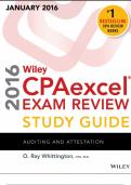 Complete downloadable testbank forauditing&lowbar;wiley CPA excel exam review 2016&lpar;updated 2025&rpar;&period;