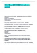 OFAC Exam 2024&lowbar;2025 fully solved & updated&period;