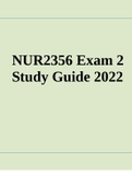 NUR2356 Exam 2 Study Guide 2022