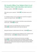 01e Security Officer Core Subjects Entry-Level &lpar;Virginia&rpar; Study Guide Questions And Answers 