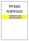 TPF2602 ASSIGNMENT 51 2022