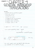 Summary  Intragroup transactions (FRK300)