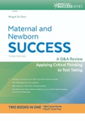  NURS 223Maternal and Newborn Success A Q&A Review Applying Critical Thinking to Test Taking
