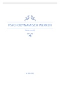 Samenvatting Lessen Psychodynamische therapie: kinderen en jongeren 
