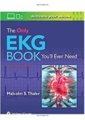 The Only EKG Book You’ll Ever Need 9th Edition by Thaler Test Bank