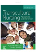 Transcultural Nursing Assessment and Intervention 8th Edition Giger Test Bank
