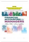 Test Bank for Financial Accounting for Managers 1st Edition By Wayne Thomas and David Spiceland and Mark Nelson