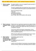  NSG 223 MED SURG 2 exam 1 with Verified Answers Graded A&plus;