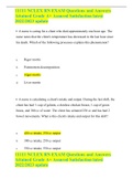 11111 NCLEX RN EXAM Questions and Answers Attained Grade A&plus; Assured Satisfaction latest 2022&sol;2023 update 