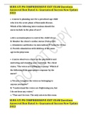 NURS ATI PN COMPREHENSIVE EXIT EXAM Questions Answered Best Rated A&plus; Guaranteed Success New Update 2022