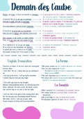Demain, d'es L'aube - Victor Hugo [Grade 12 IEB French]