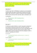 NUR 4687 PN HESI Exit V1 Exam Questions and answers Rated A&plus; Guaranteed Success Latest update 2022&sol;2023
