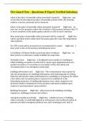 Fire Guard Test &ndash; Questions & Expert Verified Solutions 