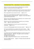 Security Guard Test &ndash; Questions & Accurate Solutions