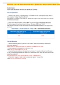 BIO202L LAB ONLY&lowbar;V2 &vert; Lab 15 Electrolytes&comma; Water&comma; Acids&comma; and Bases Questions And Answers