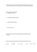 Organic chemistry chapter 1-4 study guide for exam