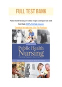 Public Health Nursing 3rd Edition Truglio-Londrigan Test Bank