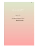 Exam (elaborations) NR 667 FNP Capstone Practicum and Intensive (Narrative Analysis) Chamberlain College of Nursing