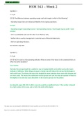 Exam &lpar;elaborations&rpar; HSM 543 Week 2 Quiz &lpar;100&percnt; correct answers&rpar; V2 Question&colon; &lpar;CO D&rpar; The difference between operating margin and total margin is which of the following&quest; Question&colon; &lpar;CO D&rpar; ALOS is used as a key operating indicator&period; What are some of the factors