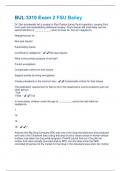 BUL 3310 Exam 2 FSU Bailey Questions &plus; Answers Graded A&plus;