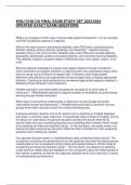 WGU D169 OA FINAL EXAM STUDY SET 2023&sol;2024 UPDATED EXACT EXAM QUESTIONS