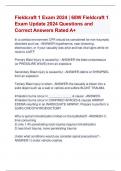 Fieldcraft 1 Exam 2024 &vert; 68W Fieldcraft 1  Exam Update 2024 Questions and  Correct Answers Rated A&plus; 