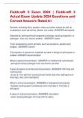 Fieldcraft 3 Exam 2024 &vert; Fieldcraft 3  Actual Exam Update 2024 Questions and  Correct Answers Rated A&plus; 