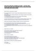 WGU C957 APPLIED ALGEBRA OA EXAM   &vert; ACTUAL REAL EXAM QUESTIONS AND ANSWERS WITH A PRACTICE EXAM TEST BANK AND STUDY GUIDE