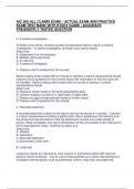  AIC 300 ALL CLAIMS EXAM  &vert; ACTUAL EXAM AND PRACTICE EXAM TEST BANK WITH STUDY GUIDE &vert; ACCURATE FREQUENTLY TESTED QUESTION