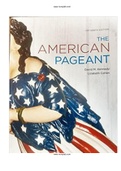 The American Pageant 15th Edition Kennedy Test Bank |Complete Guide A+|Instant download.