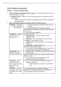 Bio 220 (Ecology and Evolution) - Module 1 Exam Study Guide 