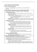 Bio 220 (Ecology and Evolution) - Module 4 Exam Study Guide 
