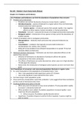 Bio 220 (Ecology and Evolution) - Module 5 Exam Study Guide 