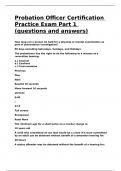 Probation Officer Certification Practice Exam Part 1 &lpar;questions and answers&rpar;&period;