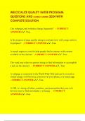 WELOCALIZE QUALITY RATER PROGRAM  QUESTIONS AND  CORRECT ANSWER  COMPLETE SOLUTION  2024 WITH