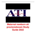 Maternal newborn ati proctored exam Study Guide 2022