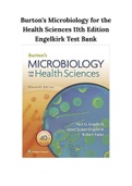 Burton’s Microbiology for the Health Sciences 11th Edition Engelkirk Test Bank