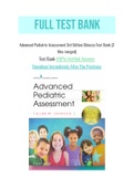 Advanced Pediatric Assessment 3rd Edition Chiocca Test Bank &lpar;2 files merged&rpar;