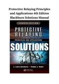 Protective Relaying Principles and Applications 4th Edition Blackburn Solutions Manual