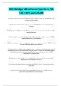 NYC Refrigeration Exam Questions 58-100 100&percnt; ACCURATE