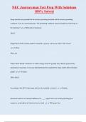 NEC Journeyman Test Prep With Solutions  100&percnt; Solved