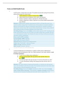 NURS 318 Focus on Child Health Exam 100 questions and answers with RATIONALE GRADED A