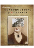 Constructions of Deviance 8th Edition Adler Test Bank