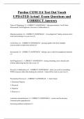Purdue COM 114  Bundled Exam Questions and CORRECT Answers