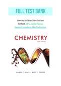 Chemistry 6th Edition Gilbert Test Bank