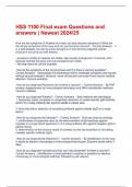 HSS 1100 Final exam Questions and answers &vert; Newest 2024&sol;25