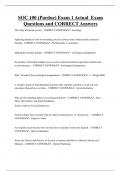 SOC 100 &lpar;Purdue&rpar; Exam 1 Actual Exam  Questions and CORRECT Answers