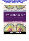 TEST BANK PATHOPHYSIOLOGY THE BIOLOGIC BASIS FOR DISEASE IN ADULTS AND CHILDREN 8th Edition Kathryn L&period; McCance & Sue E&period; Huether