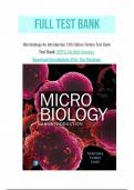 Test Bank For Microbiology&colon; An Introduction 13th Edition by Tortora&comma; Funke&comma; 