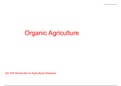 AG 100 - Introduction to Organic Agriculture